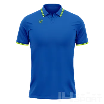 Pánské tričko Polokošile GIVOVA ACTION, barva 0219 modrá - zářivě žlutá, velikost S