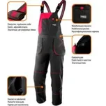 Dámské kalhoty s laclem, velikost XL, , TOPEX, 80-240-XL