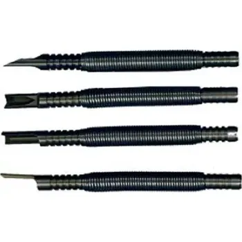 Dláto 5-dílná sada / Pružinový set dlát na dřevo Spring Tools WWC5506 - 5ks, 0.3kg