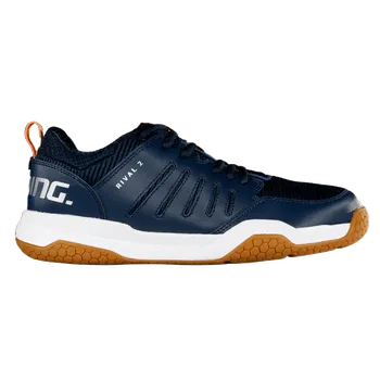 Pánská sálová obuv SALMING Rival 2 SR Navy/Nectarine 7 UK - 7 UK - 41 1/3 EUR - 26 cm