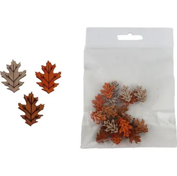 Dekorace list, 24 ks D6516