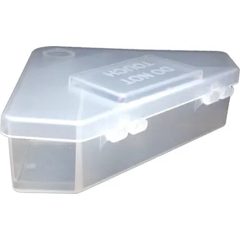 Hubení hlodavce Rohová deratizační stanička na myši - průhledná