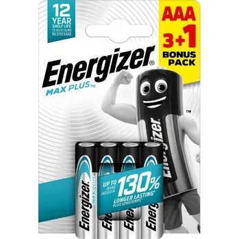 Článková baterie Alkalická baterie Energizer AAA (R3) 4 ks