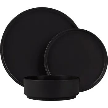 jídelní souprava Berlingerhaus Matte Black Collection BH-10009 18 ks