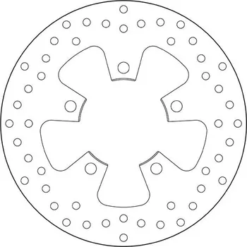 Brzdový kotouč Brzdový kotouč BREMBO 68B40761 fix KAWASAKI ZXR 750 R 1991-1995