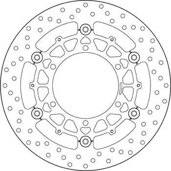 Brzdový kotouč Plovoucí brzdový kotouč BREMBO Oro - 78B40846 BMW K 1100 LT 1993-1998