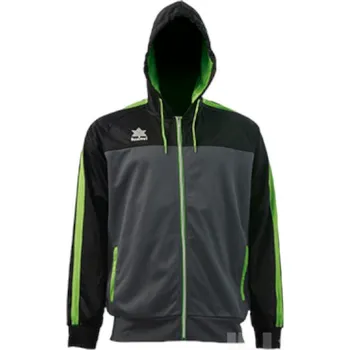 Pánská mikina Mikina LUANVI KIOTO, barva 1074 černá - antracitová, velikost 4XS