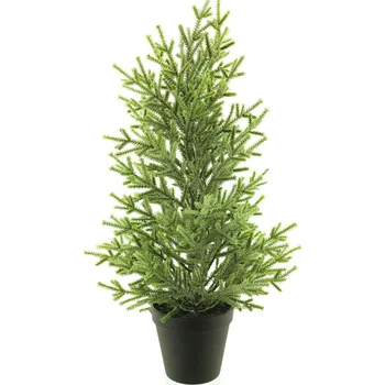 umělá květina Umělý strom, Borovice strom 'Piotr' ojíněná zelená V51 cm
