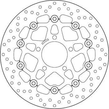 Brzdový kotouč Plovoucí brzdový kotouč BREMBO Oro - 78B40821 SUZUKI GSF 650 Bandit (S,A) 2005-2006