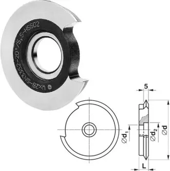 Sada nářadí STROJÍRNY POLDI 223352 6 - Nůž soustružnický na vnější závit stoupání 6 zubů/palec ("), kotoučový pr. 63mm,