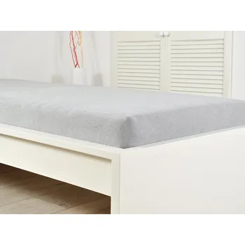 Idea nábytek Prostěradlo Froté IDEAL 180x200 šedé
