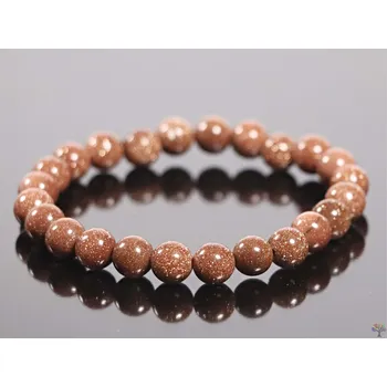 Náramek Magieprirody.cz Náramek Avanturin zlatý - 8 mm kuličky #768