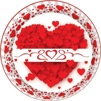 Krabice na pečivo ALVARAK GROUP a.s. Cukrářské košíčky - srdce velké - 50ks