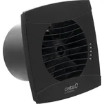 Cata UC-10 TH koupelnový ventilátor axiální s automatem, 8W, potrubí 100mm, černá 1202200
