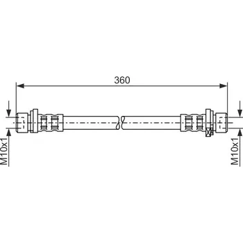 Brzdová hadice Brzdová hadice BOSCH 1 987 476 210