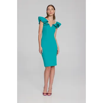 Dámské šaty Joseph Ribkoff společenské šaty 241747/3994 Tyrkysová 40/12