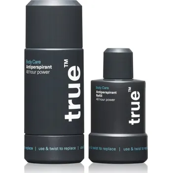 true men skin care 48 hour power antiperspirant – náhradní náplň + antiperspirant roll-on pro muže 75 ml