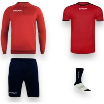 GIVOVA BOX RAIMIR, barva 1210 červená - černá, velikost M