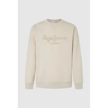 Pánská mikina Pepe Jeans Pánská mikina NEW NOUVEL CREW Barva: béžová, Velikost: S