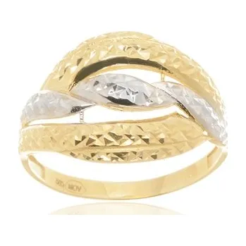 Prsten Prsten ze žlutého zlata bez kamínků PR0725F + DÁREK ZDARMA