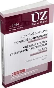 ÚZ 1594: Silniční doprava, Pozemní komunikace, Veřejné služby v přepravě cestujících, Dráhy - Nakladatelství Sagit (2024, brožovaná)