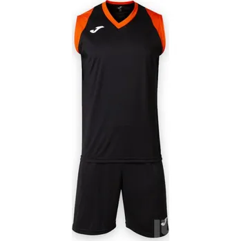 Basketbalový komplet JOMA FINAL II, barva černá - oranžová, velikost 4XL