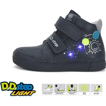 Dětská treková obuv D.D.step chlapecká obuv A068-42418M Barva: modrá, Velikost: 33