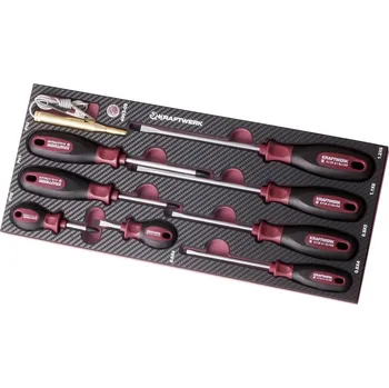 Ruční nářadí KRAFTWERKTOOLS BEST OF KW: COMPLETO EVA3 - souprava šroubováků plochý + PH 9ks