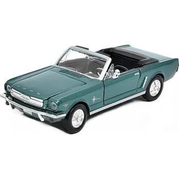 autíčko Ford Mustang Cabrio 1964 1:24 - MOTORMAX Ford Mustang Convertible 1964 - kovový model auta