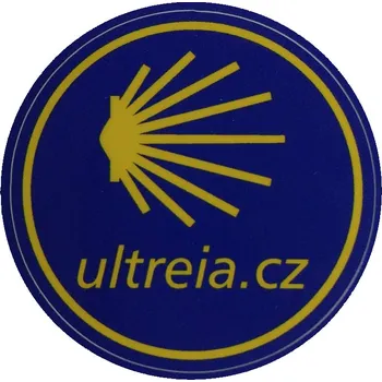 Nášivka ULTREIA, z.s. Samolepka Svatojakubská cesta Ultreia.cz