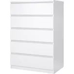 Tvilum Komoda Simplicity 231 bílý lesk