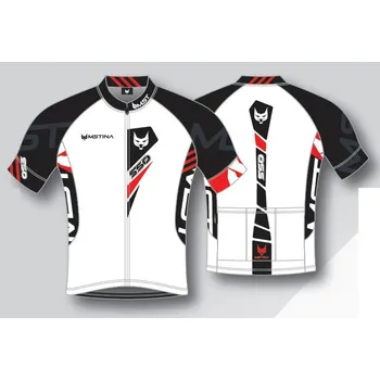 Cyklistické kalhoty dres+kraťasy MS TINA Opportunity pack S50 wh/red - Velikost: XL