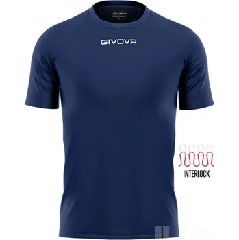 Fotbal Sada dresů GIVOVA CAPO, barva dresů 0004 tmavě modrá, barva trenýrek 0001 oranžová, velikost XL