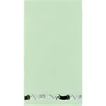 DARRÉ Bavlněná osuška Kočky - mint Velikost: ručníček 30 x 50