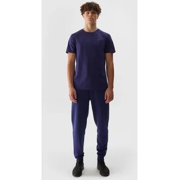 Pánské kalhoty Fialové pánské kalhoty 4F s kapsami a stahovací šňůrkou, S i476_61847009