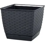 Nohel Garden Obal na květník RATOLLA SQUARE plastový 19x19x16cm