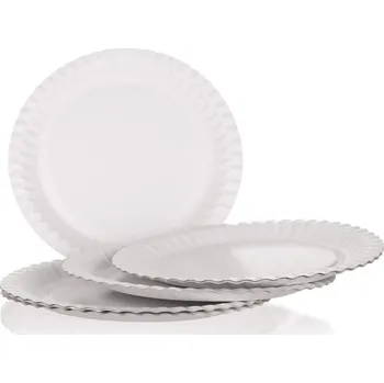 Party dekorace BANQUET Talíř papírový desertní MY PARTY, 12 ks