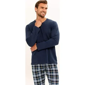 Pánské pyžamo Pánské pyžamo 3294-Darren, dlouhý rukáv, vel. 3XL, 4XL, 5XL, 6XL