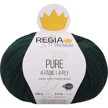 Příze Regia Premium Pure 72 Tmavě zelená (Příze Pure Regia Premium 72 Leaves)