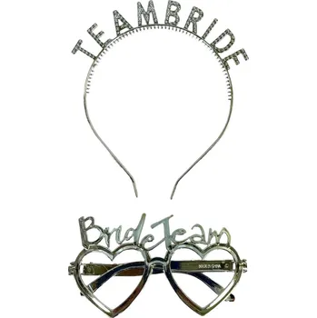 Čelenka Čelenka a brýle Bride Barva: Stříbrná