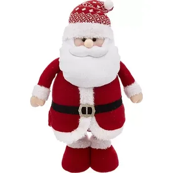 Vánoce Vánoční dekorace teleskopický Santa 78cm