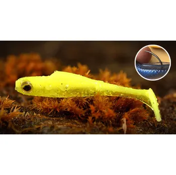 Umělá nástraha Ripper REDBASS KICKER XS - 42 mm - SIGNAL YELLOW G - UV COLOR