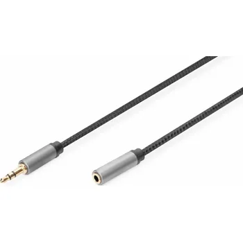 Audio kabel Digitus Jack 3,5mm - Jack 3,5mm kabel 3m černý (DB-510210-030-S)