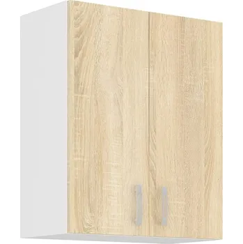 Kuchyňská linka Horní kuchyňská skříňka SABRYA - šířka 60 cm, dub sonoma / bílá