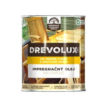 Lak na dřevo Drevolux impregnační olej bezbarvý/0,6 l
