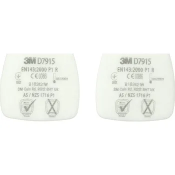 Plynová maska 3M Secure Click D7915 Částicový filtr P1 R - balení 4ks