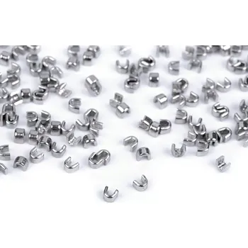 Zip Koncovka na spirálový a kovový zip No 3; 5; 8; 10 horní, malé, 1 (3 mm) nikl