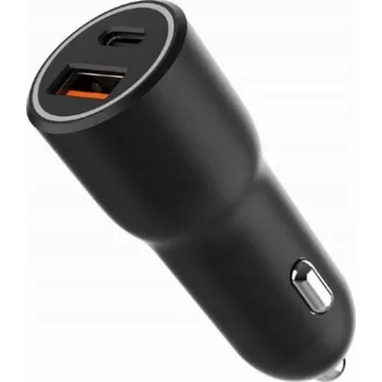 GEMBIRD 2-port USB car fast charger Type-C PD 38W black