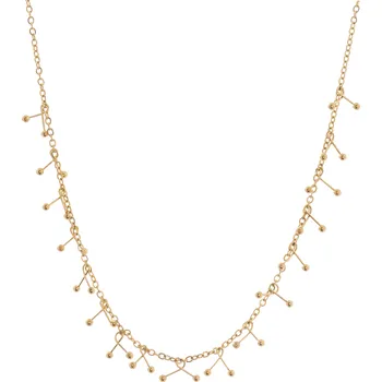 Náhrdelník Troli Slušivý pozlacený ocelový náhrdelník + 2 měsíce na vrácení zboží