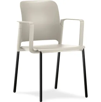 Jednací židle MAYER CLASS3 25C3 03 A BARVA PLASTU: P53 ŠEDOMODRÁ, BARVA PODNOŽE: 03 ČERNÁ